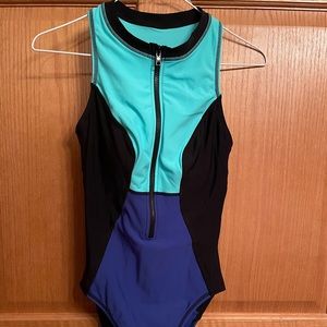 Zip-Up Swimsuit